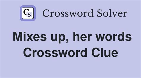 mixes crossword clue|mix cast crossword clue.